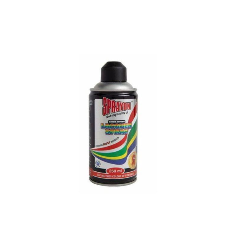 SPRAYON Black Lacquer Spray 250ml - Nikitronics
